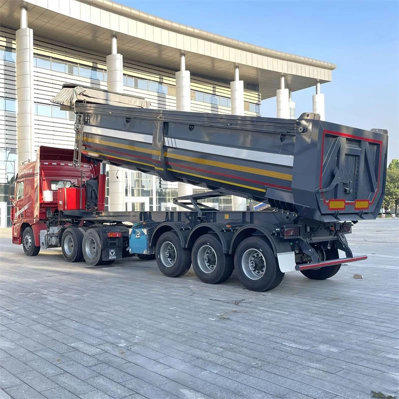 80 Ton Dump Truck Semi Trailer